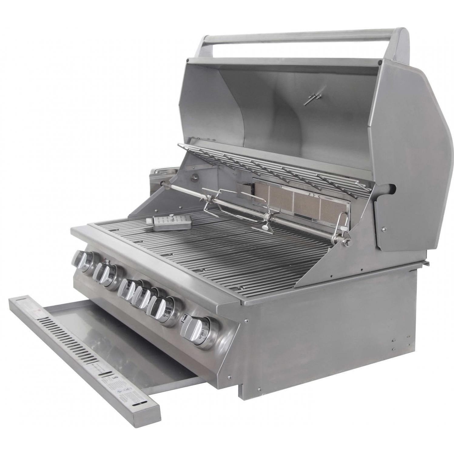 Lion 40Inch BuiltIn Gas Grill L90000 Stainless Steel Natural Gas