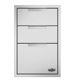DCS 20-Inch Triple Tower Drawer With Soft Close