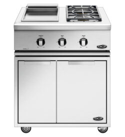 DCS Liberty 30-Inch Freestanding Natural Gas Double Side Burner And Griddle