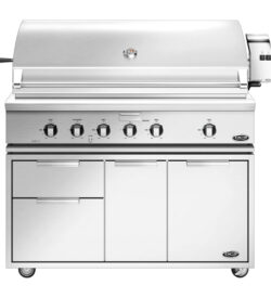 DCS Professional 48-Inch Freestanding Natural Gas Grill With Rotisserie On DCS CAD Cart