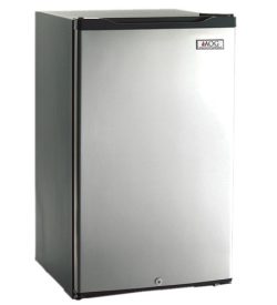 American Outdoor Grill 20-Inch 4.2 Cu Ft. Compact Refrigerator With Recessed Handle - Stainless Steel - REF-20