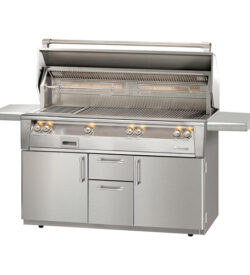 Alfresco ALXE 56-Inch Freestanding Natural Gas All Grill With Sear Zone And Rotisserie - ALXE-56BFGC