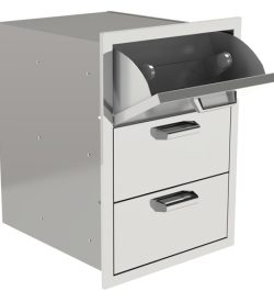 PCM Triple access Drawer with paper towel dispenser