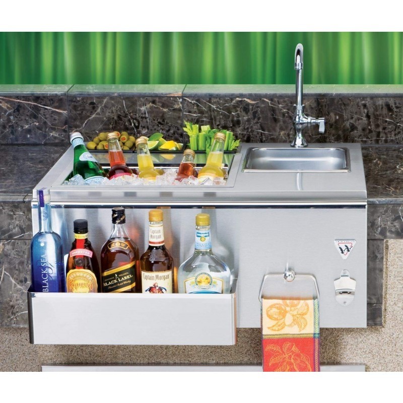 Twin Eagles 30 Built In Outdoor Bar, Outdoor Bar Sink